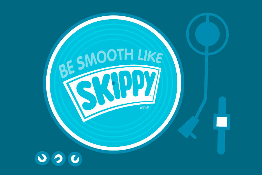 turntable with be smooth like Skippy record