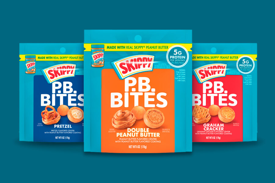 P.B. Bites trio of packages