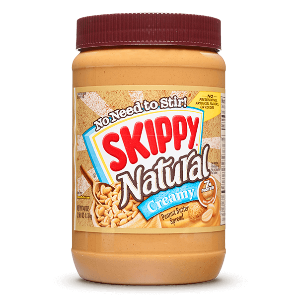 SKIPPY<sup>®</sup> Natural Creamy Peanut Butter Spread