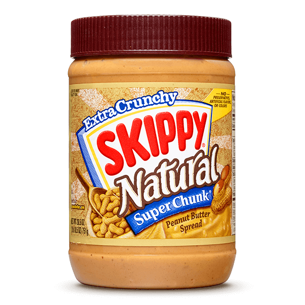 SKIPPY® Natural SUPER CHUNK® Peanut Butter Spread