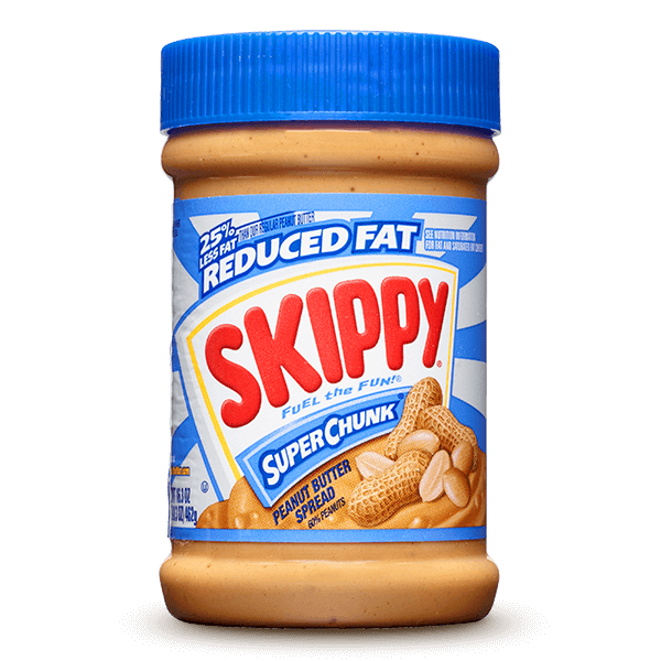 SKIPPY<sup>®</sup> Reduced Fat SUPER CHUNK<sup>®</sup> Peanut Butter Spread