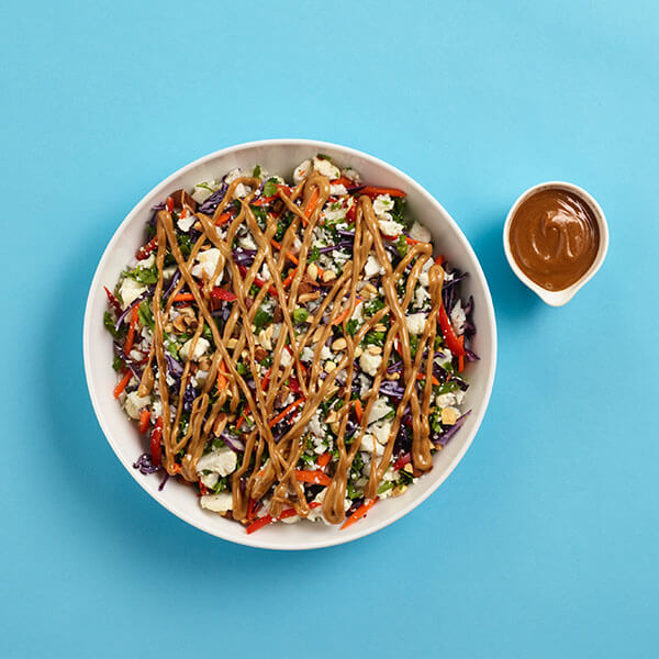 Cauliflower Rice Salad & Peanut Dressing – Recipes