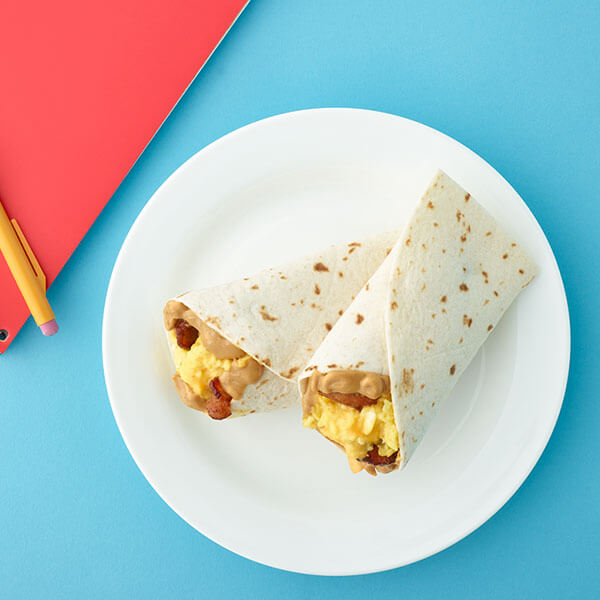 Peanut Butter Bacon Egg and Cheese Wrap – Recipes