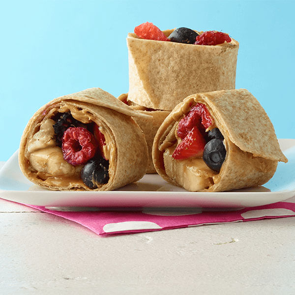 Peanut Butter-Banana-Berry Spirals – Recipes