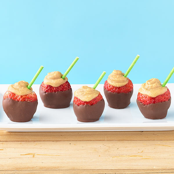 Peanut Butter Mousse Stuffed Strawberries – Recipes