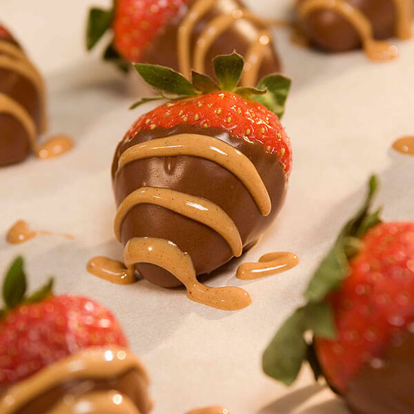Peanut Butter ‘n Chocolate Strawberries – Recipes