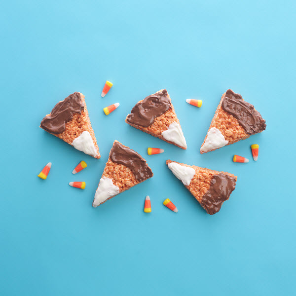 SKIPPY® Peanut Butter Halloween Crispy Candy Corn Treats