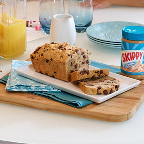 Peanut Butter Chocolate Chip Bread