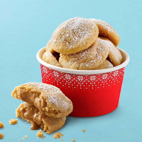 Peanut Butter Stuffed Peanut Butter Cookies