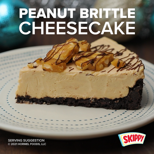 Peanut Brittle Cheesecake