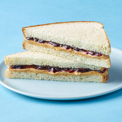 The Classic Peanut Butter and Jelly Sandwich