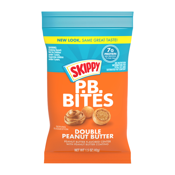 SKIPPY<sup>®</sup> P.B. Bites Double Peanut Butter