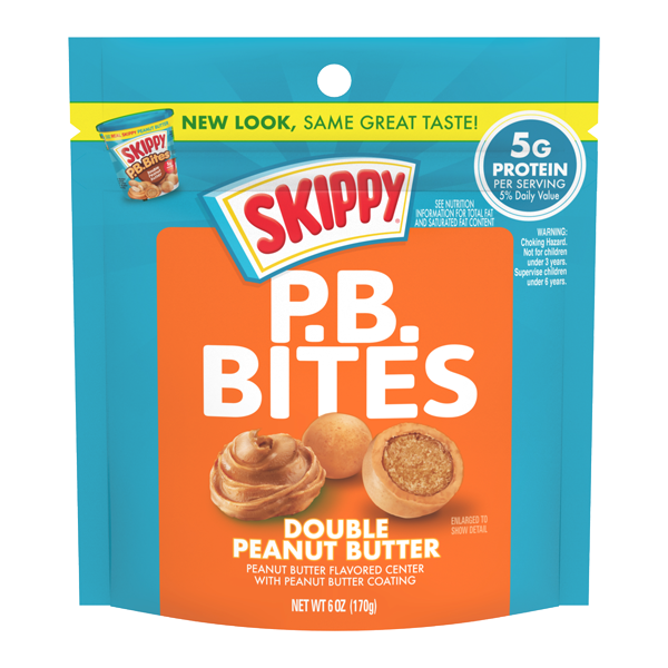 SKIPPY<sup>®</sup> P.B. Bites Double Peanut Butter