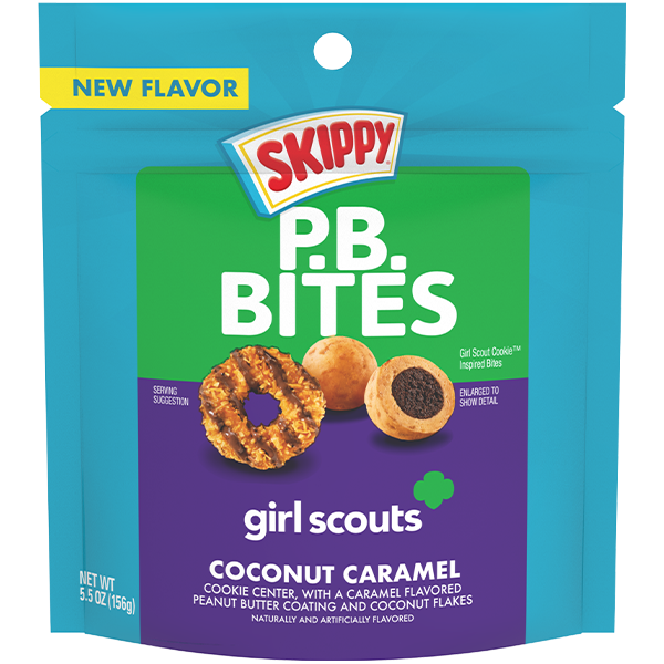 SKIPPY<sup>®</sup> P.B. Bites Girl Scout Cookie™ Coconut Caramel