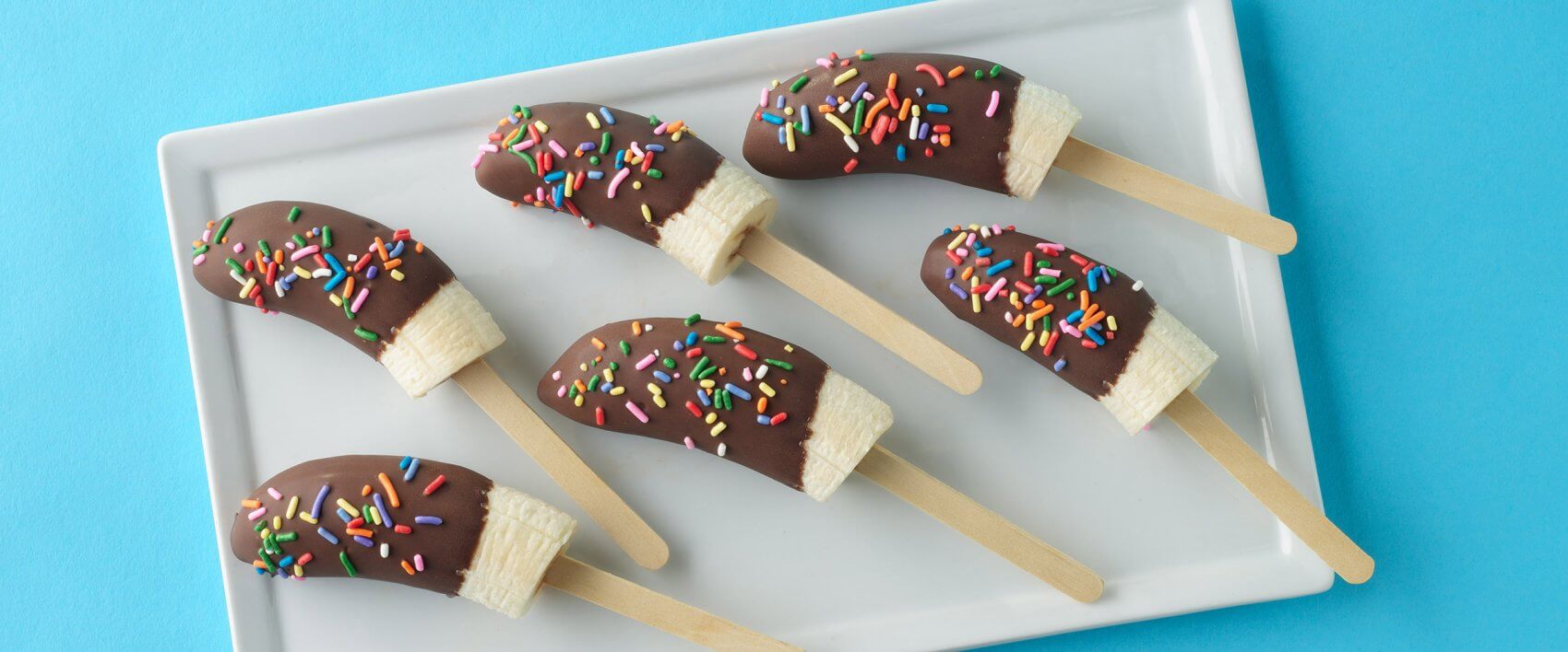 Frozen Chocolate Peanut Butter Banana Pops — Skippy® Brand