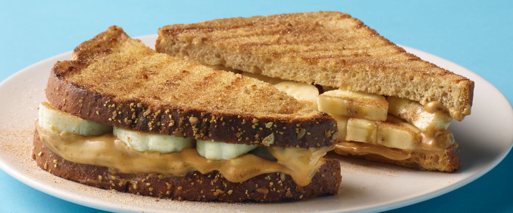 Cinnamon Banana Peanut Butter Paninis — Skippy® Brand
