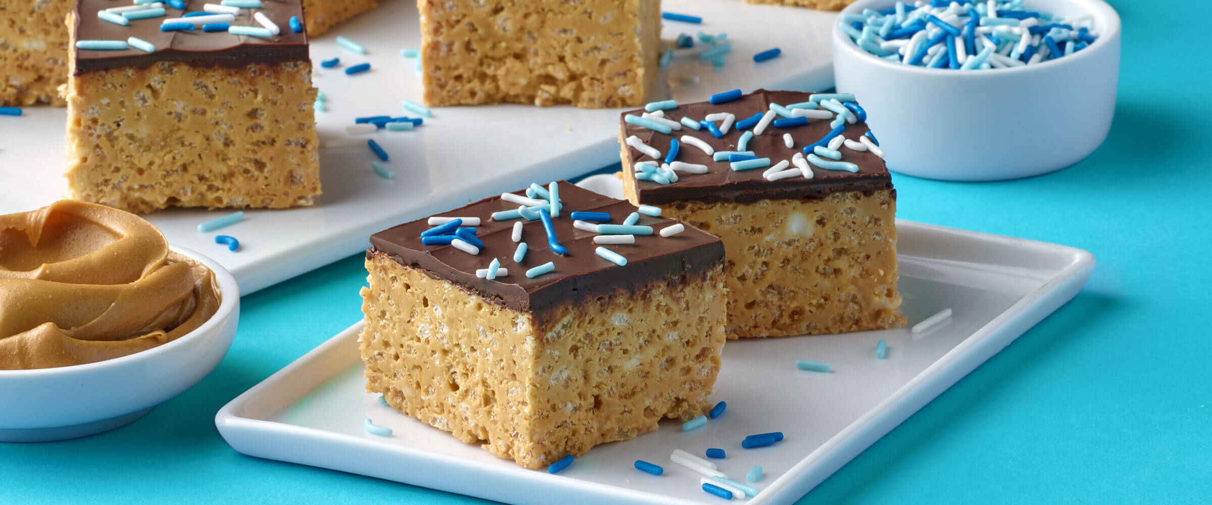 Peanut Butter Crunch Bar developed by the Milk Bar team based on their famous pie flavor profile