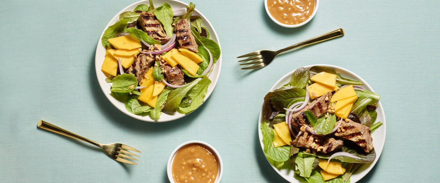 Beef and Mango Salad with Peanut Dressing — Skippy® Brand