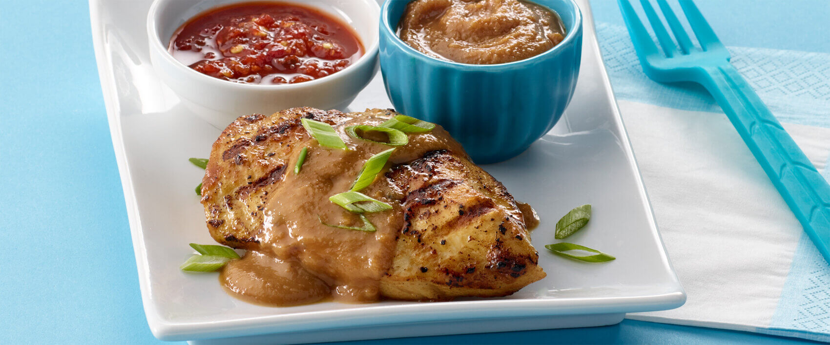 Chicken with Savory Peanut-Sesame BBQ Sauce — Skippy® Brand