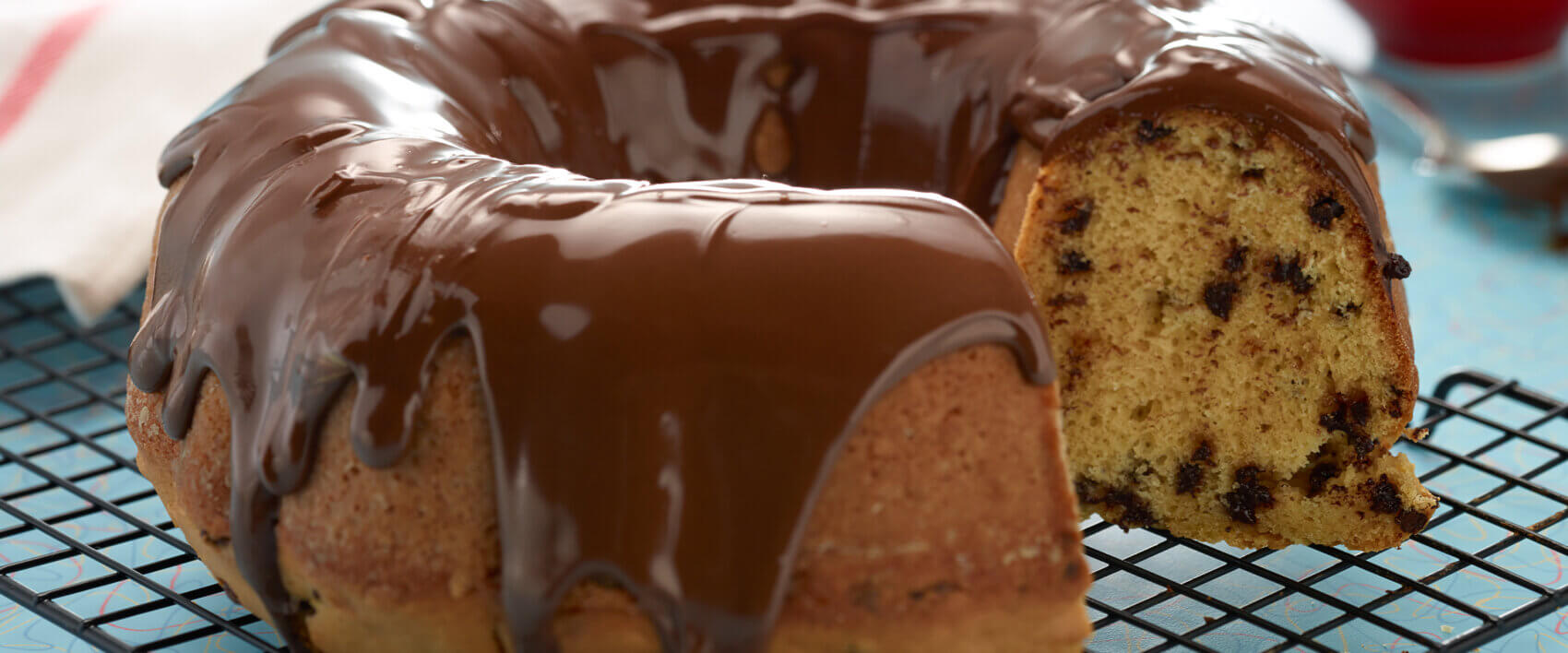 Chocolate Chip Peanut Butter Cake — Skippy® Brand