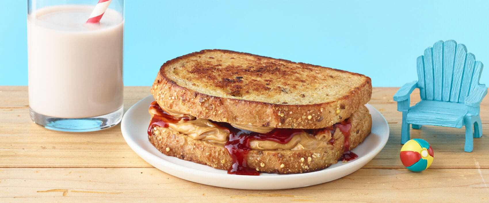 Peanut Butter and Chipotle Jam Sandwich — Skippy® Brand