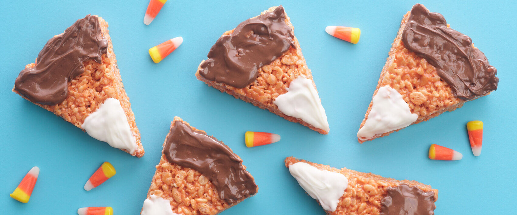 Peanut Butter Halloween Crispy Candy Corn Treats — Skippy® Brand