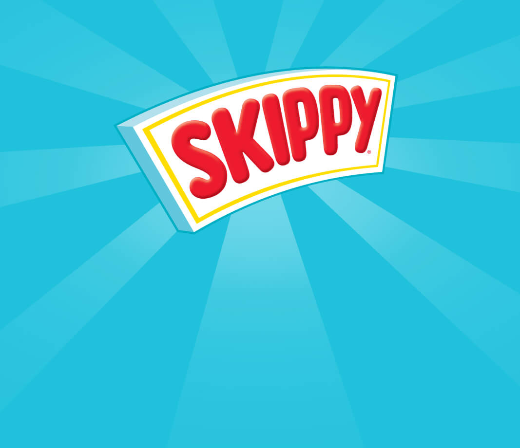 skippy logo with burst